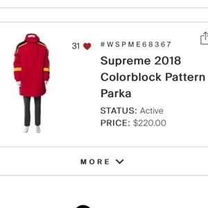 Supreme Parka Jacket